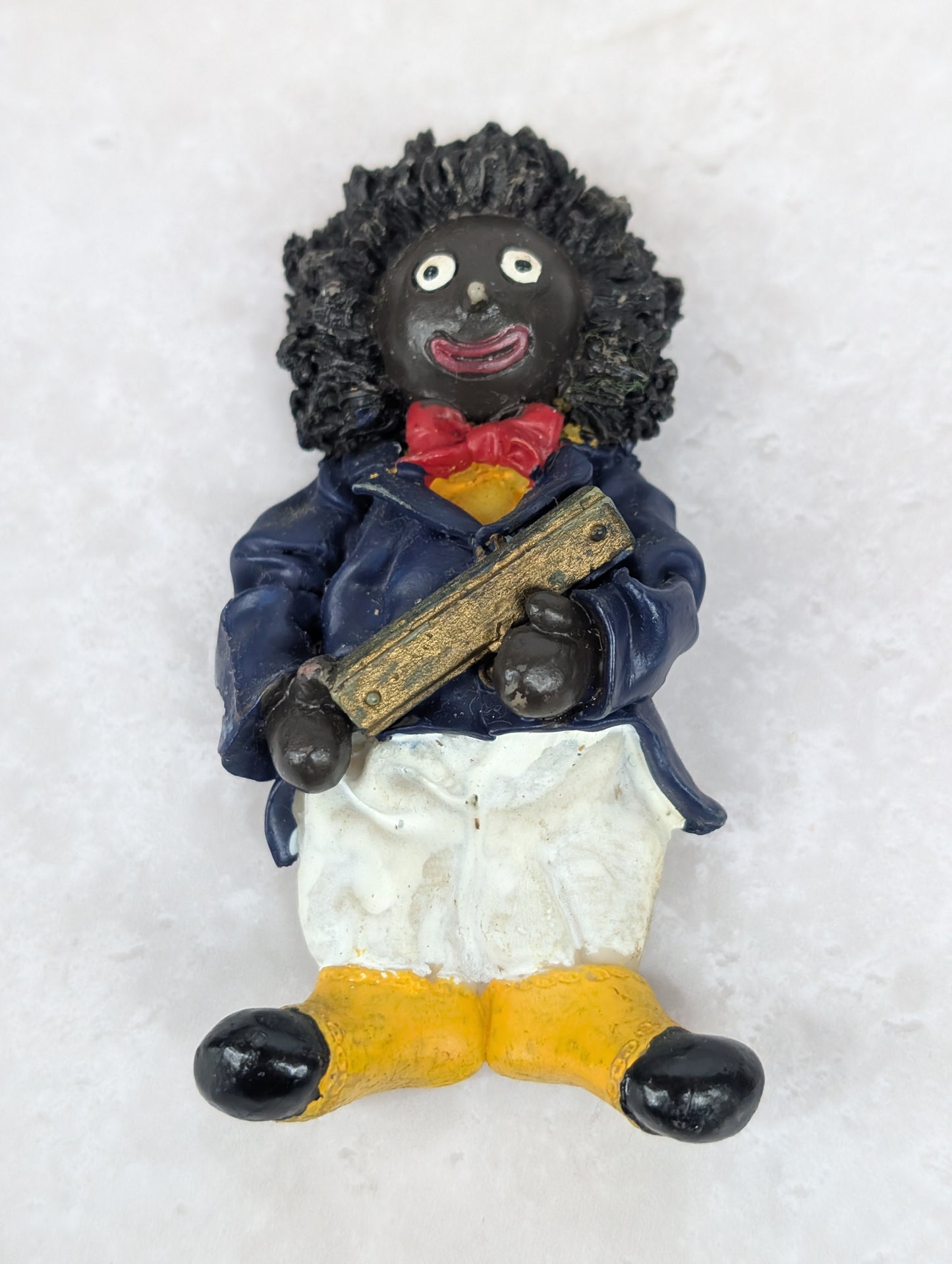 Golly with Harmonica Fridge Magnet