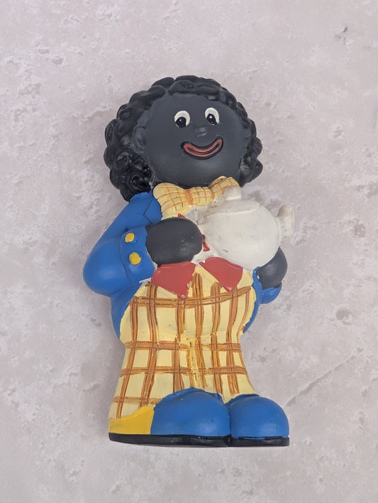 Golly with Teapot Fridge Magnet