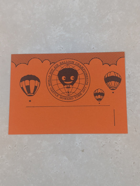 HB3 Orange Castle Howard Balloon Reps Card