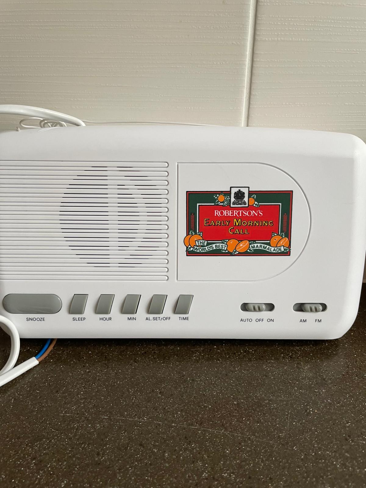 Golden Shred Radio Alarm Clock