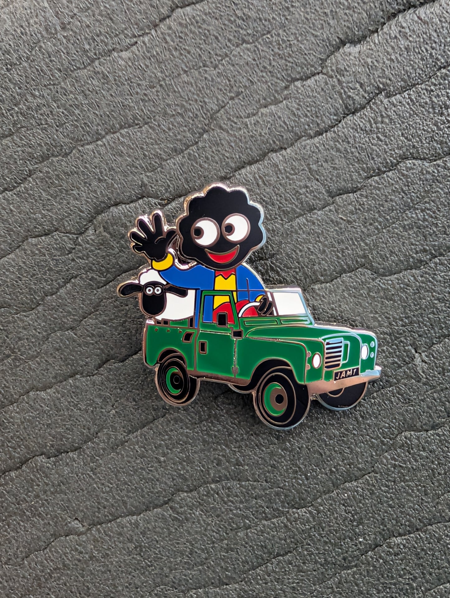 Land Rover with Sheep