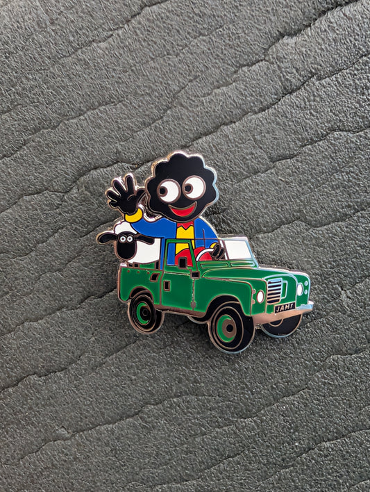 Land Rover with Sheep