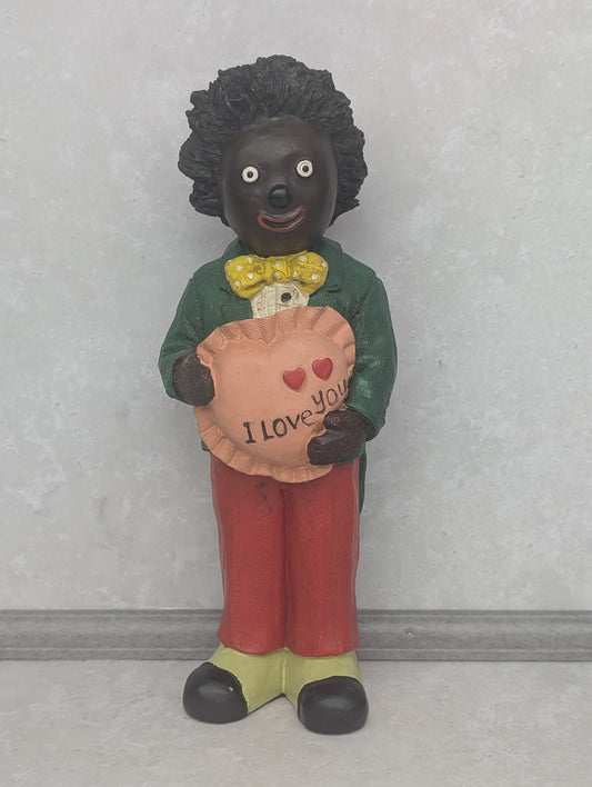 Large Shudehill Golly with I Love You Heart Cushion