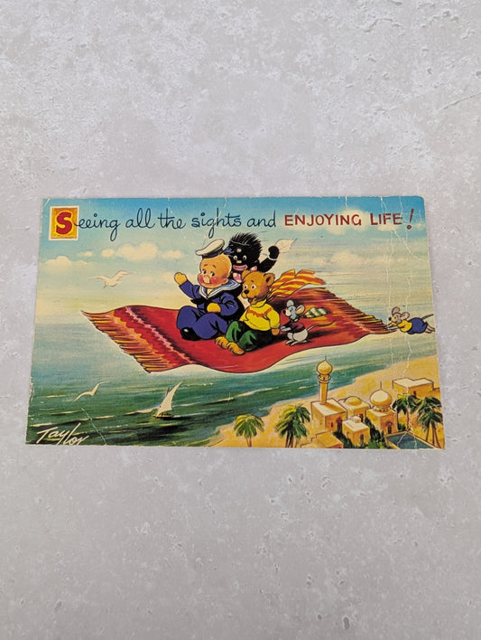 Magic Carpet Ride Postcard