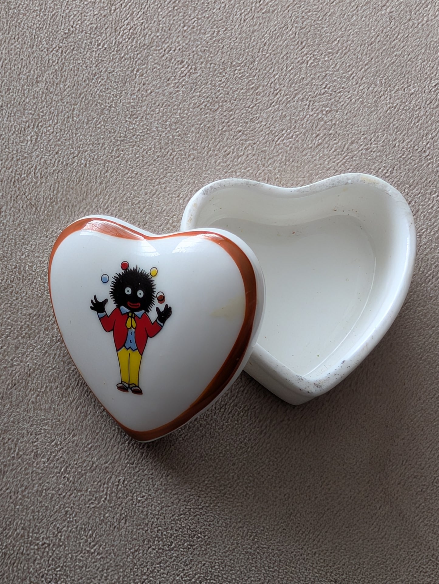 Miniature China Trinket Box Juggler