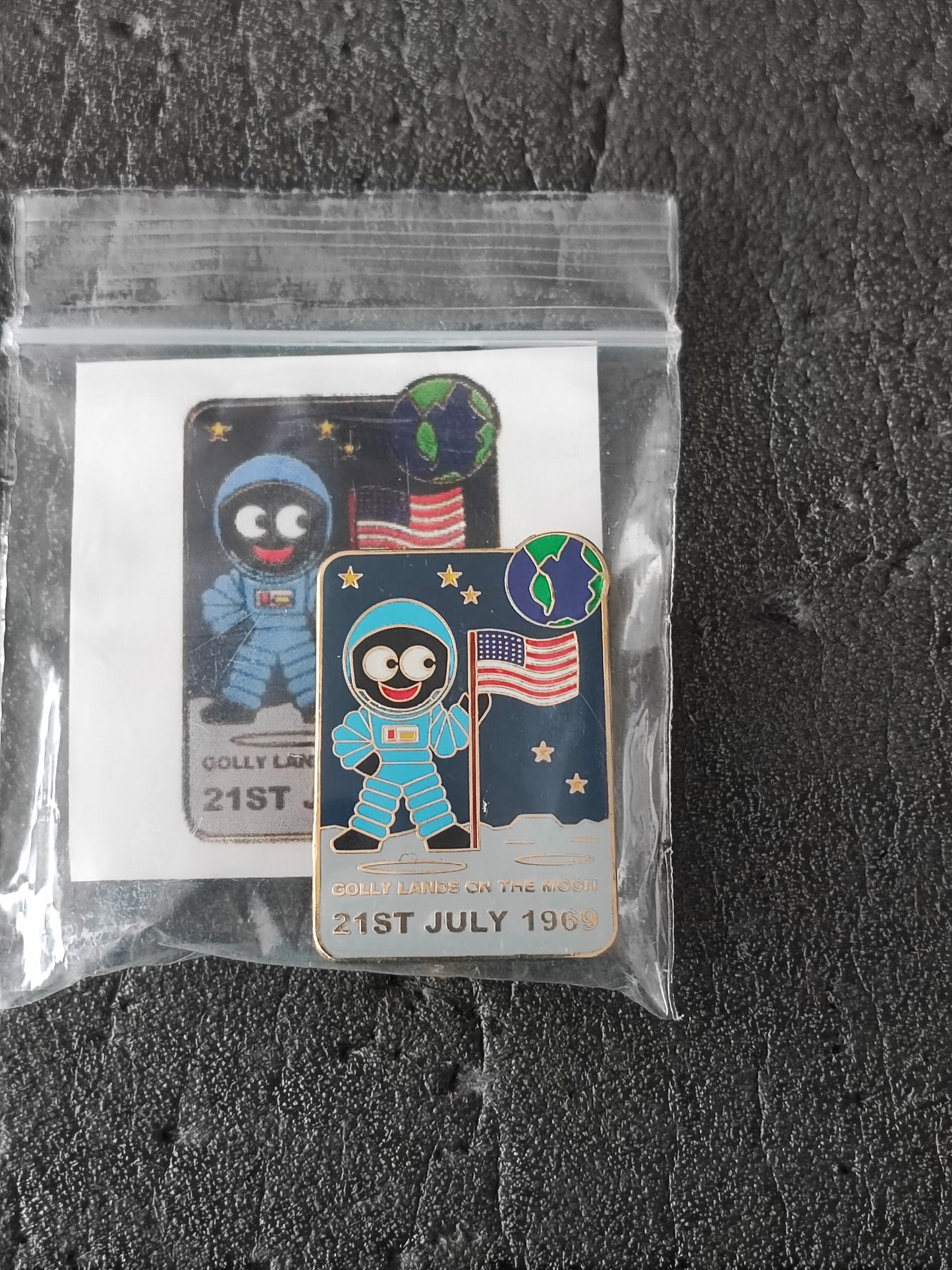 Moon Landing Rare Blue Astronaut