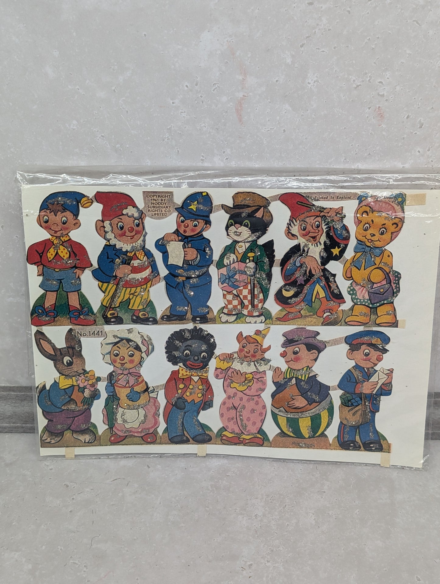 Noddy with Golly and Friends Scraps
