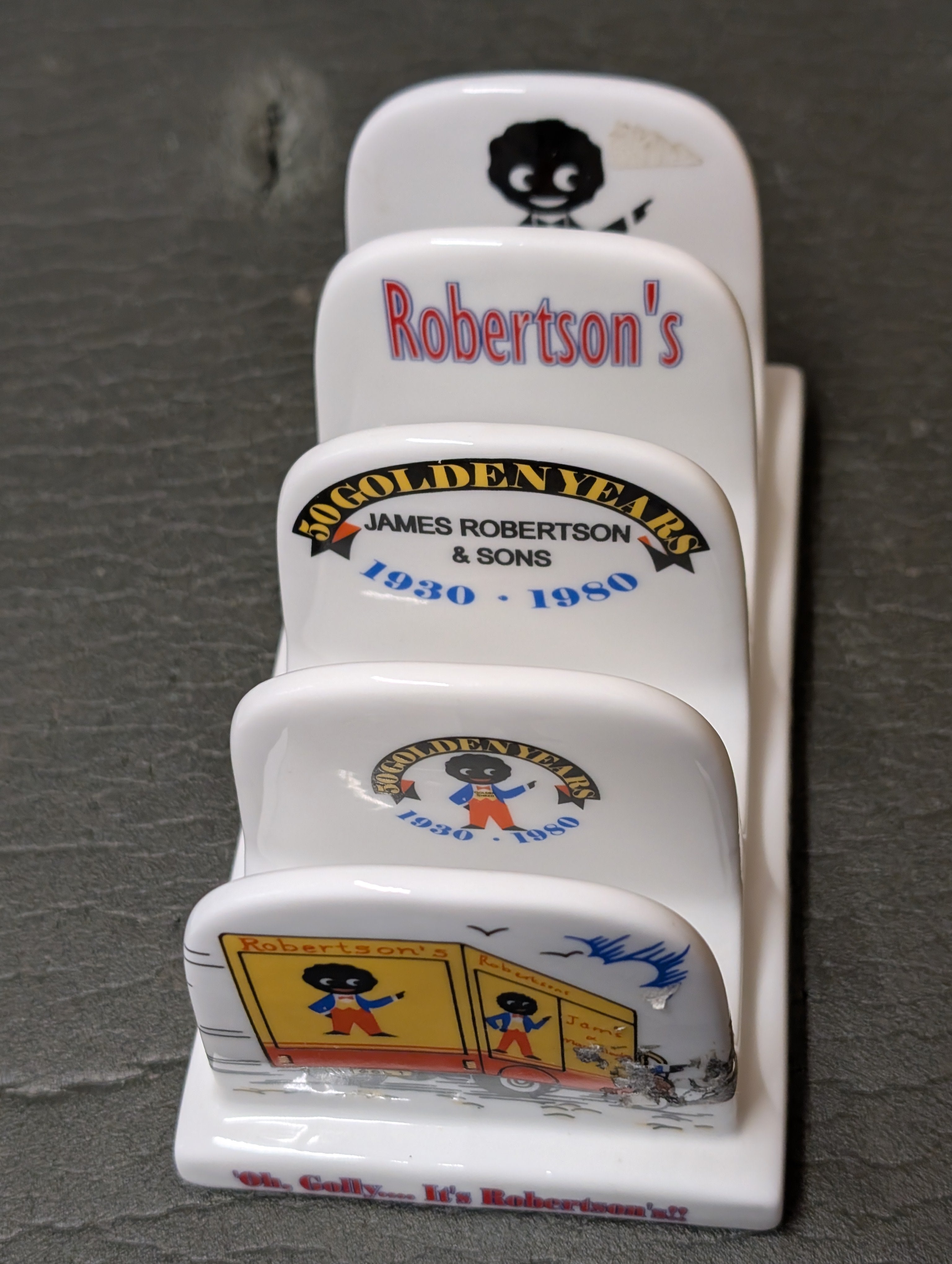 Non Robertsons Toast Rack (Fake) – GollyBadges.com