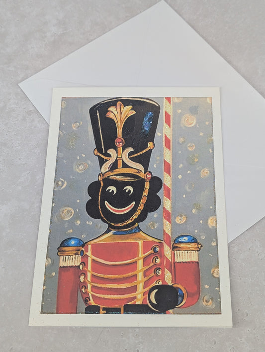 Nutcracker Christmas Greetings Card by Karen Fry