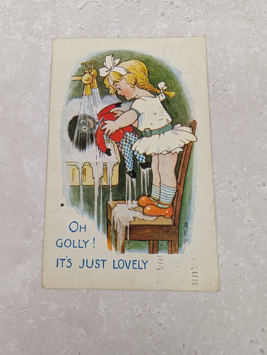 Oh Golly It's Just Lovely Postcard
