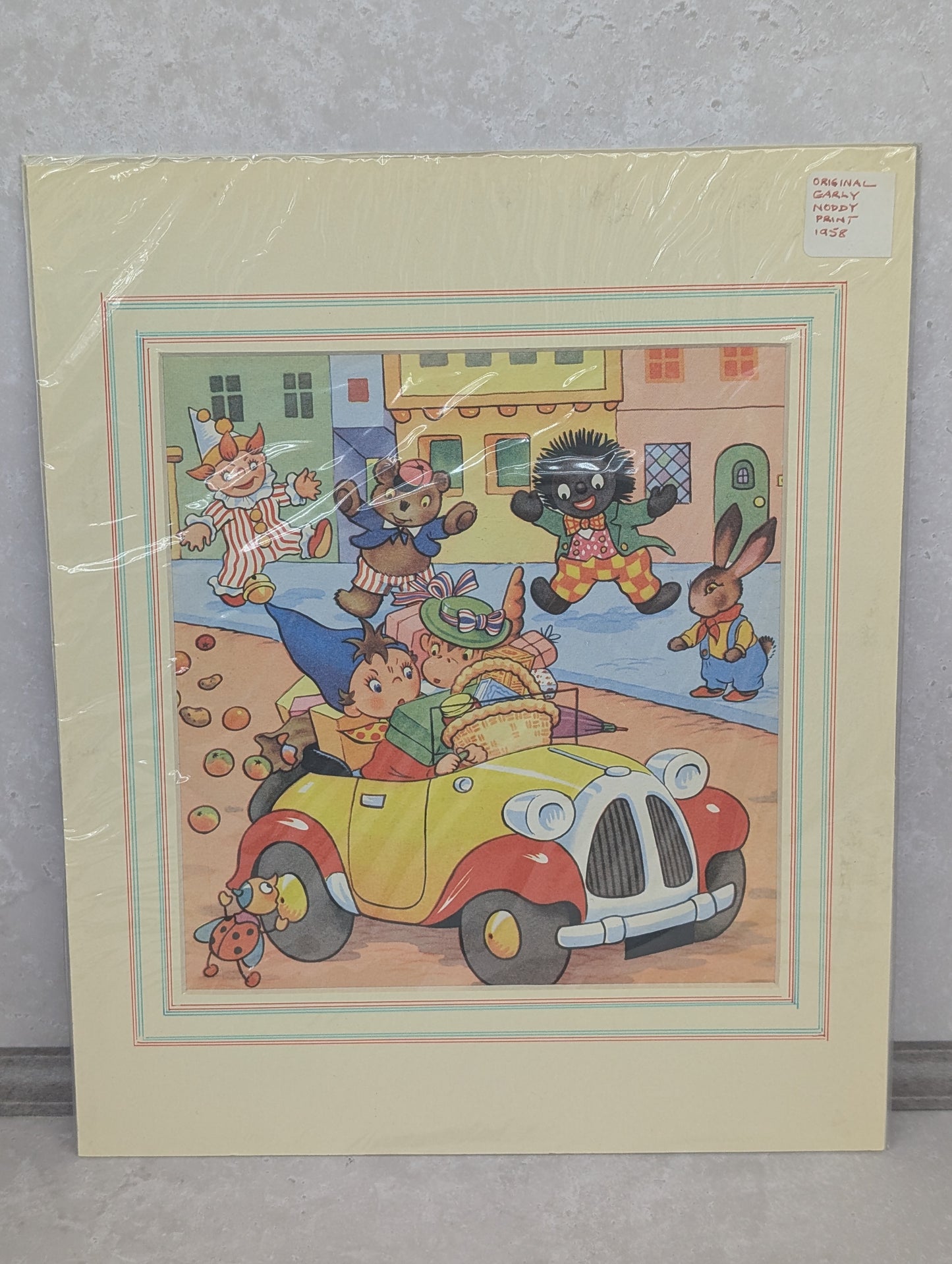 Original Noddy and Golly Print