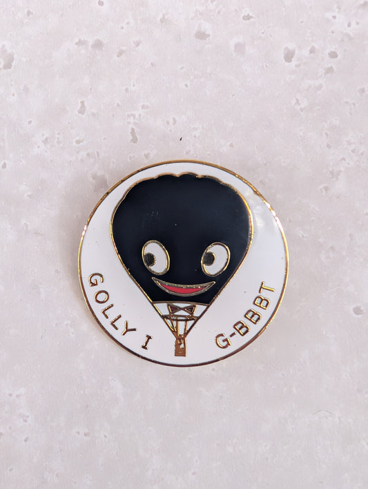 Original Robertsons Rare Balloon Badge Golly I G-BBBT