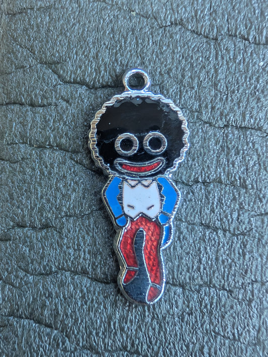 P3 Curly Hair White Bow Tie