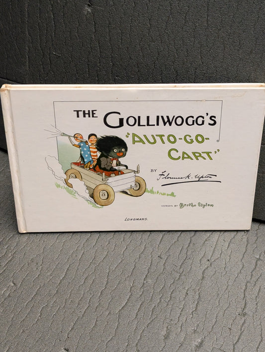 The Golliwogs Auto Go Kart by Florence Upton Reprint