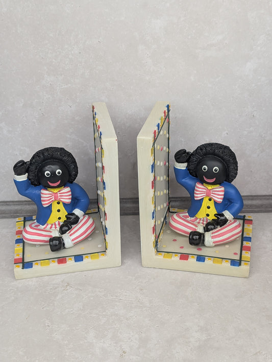 Pair of Heavy Just Golly Bookends in Original box