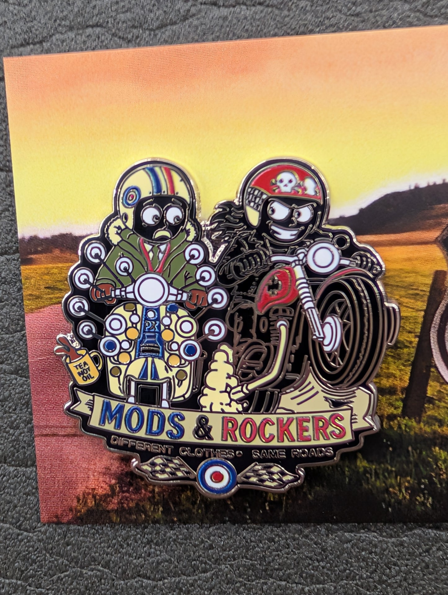 Pair of Mods & Rockers Badges by imgollymad