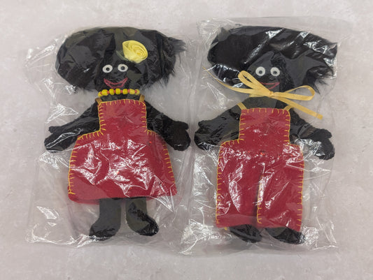 Pair of Small Handmade Gollys