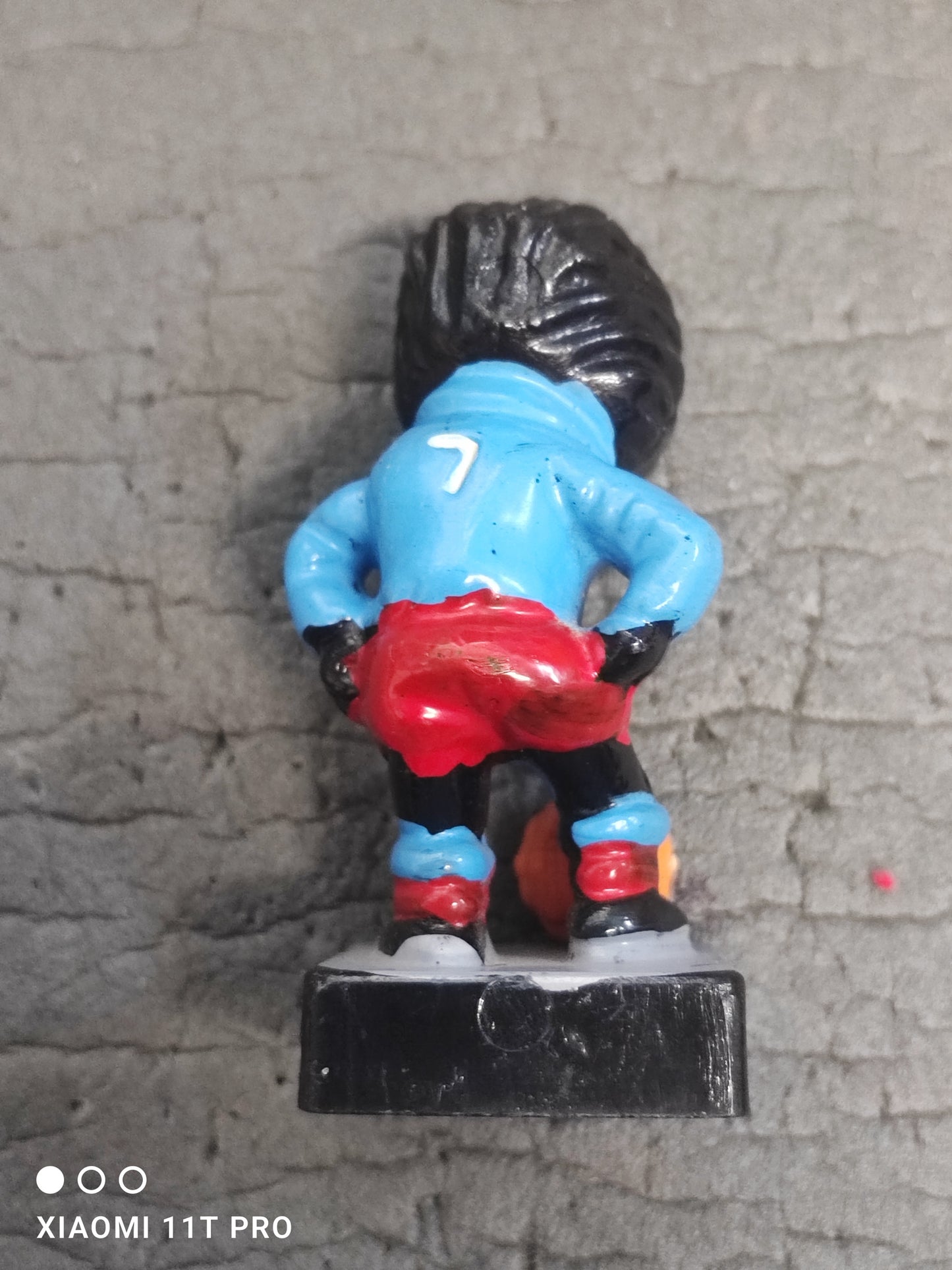 Plastic Footballer No7 Hollow Base