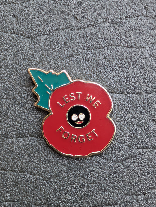 Poppy with Golly Face Red Mouth