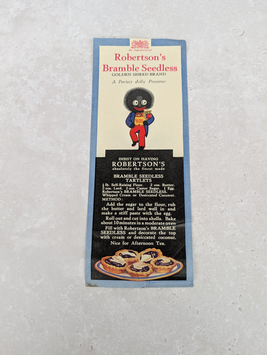 Robertsons Bramble Seedless Recipe Leaflet