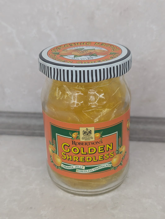 Robertsons Golden Shred Jar with Lid and Golly Token