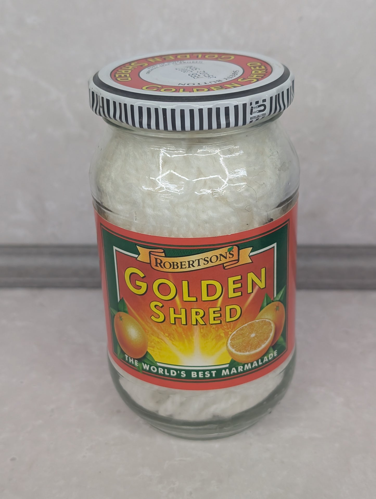 Robertsons Golden Shred Jar with Lid and Roald Dahl Token
