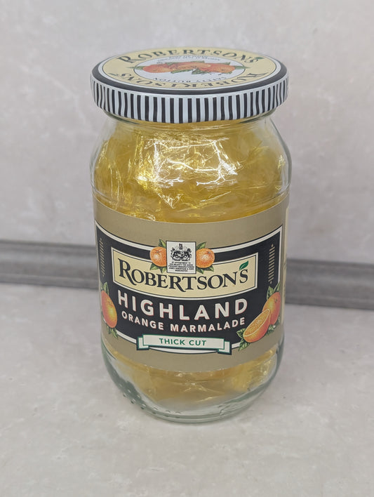 Robertsons Highland Orange Marmalade Jar with Lid and Golly Token