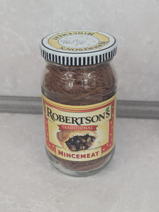 Robertsons Mincemeat Jar with Lid and Golly Token