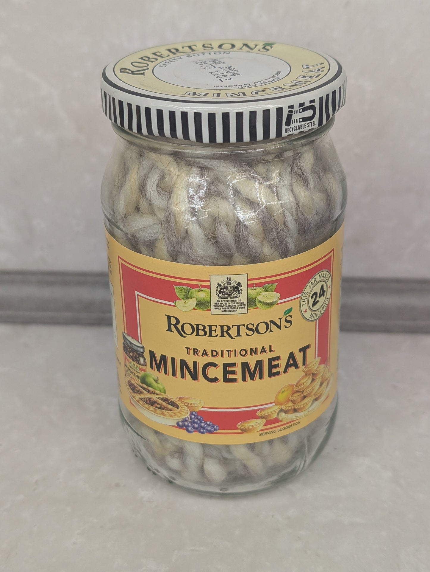 Robertsons Mincemeat Jar with Lid and Golly Token