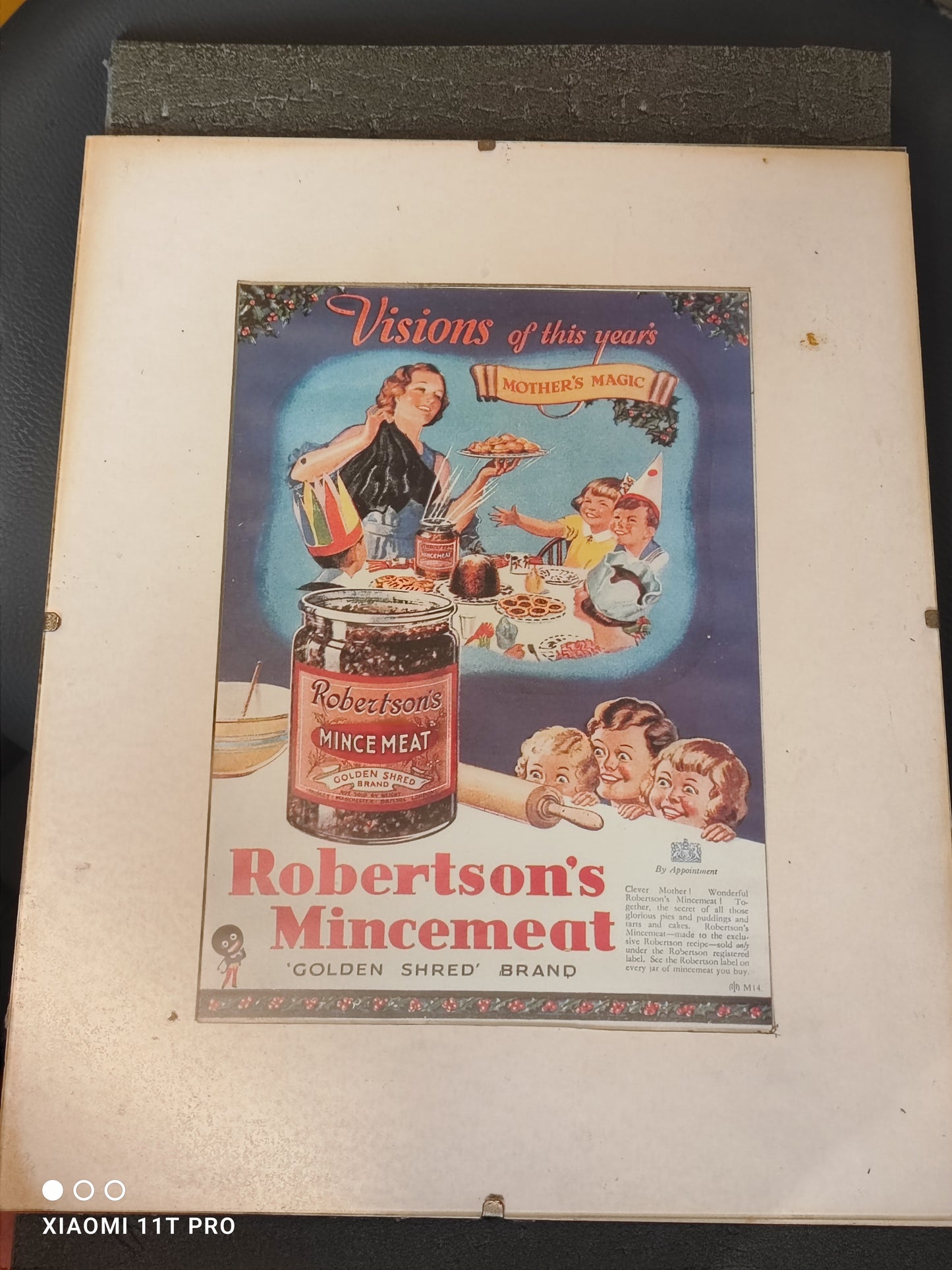 Robertsons Mother's Magic Advert in Frame