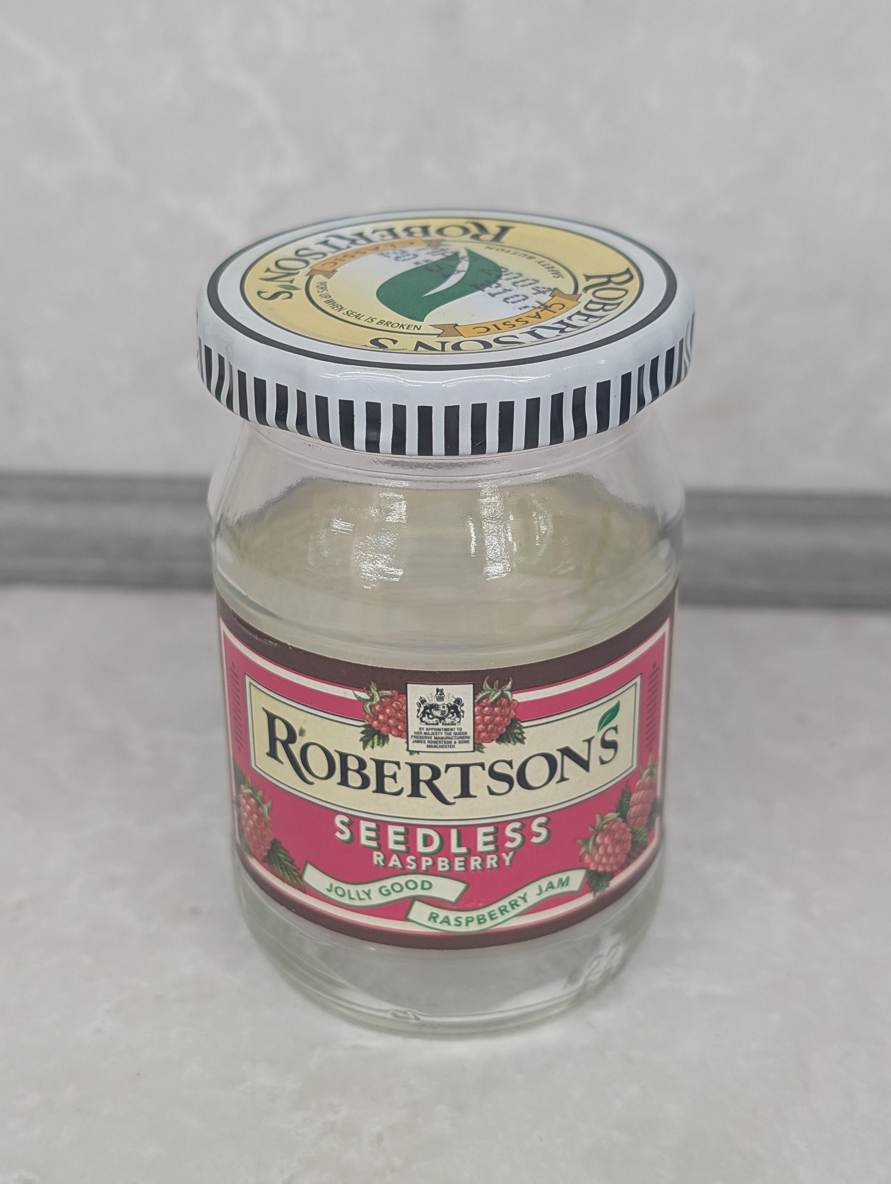 Robertsons Raspberry Seedless Jar with Lid and Golly Token ...
