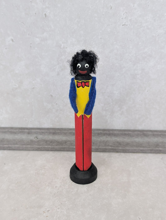 Robertsons Style Golly Made From Vintage Clothes Peg