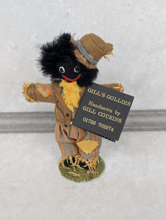 Sandy 11/25 Small Scarecrow Golly by Gill Cousins 1997