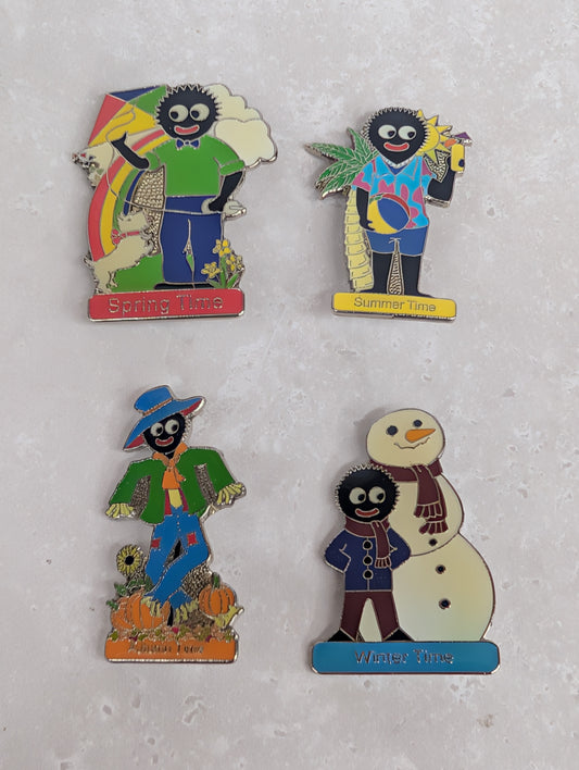 Set of 4 Non Robertson Seasons Badges by Golidays