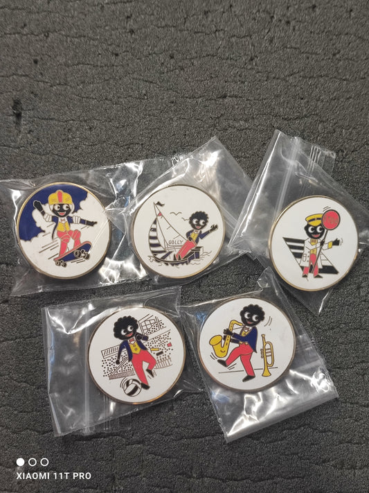 Set of 5 Badges Based on Robertsons Patches