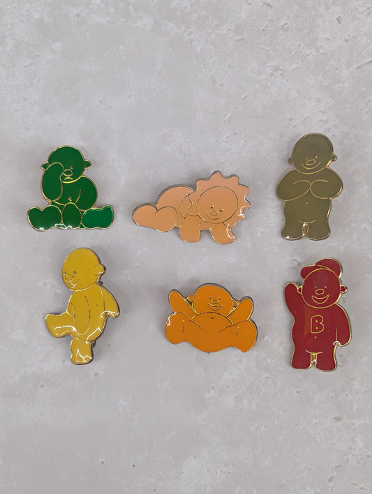 Set of 6 Robertsons Jelly Baby Badges