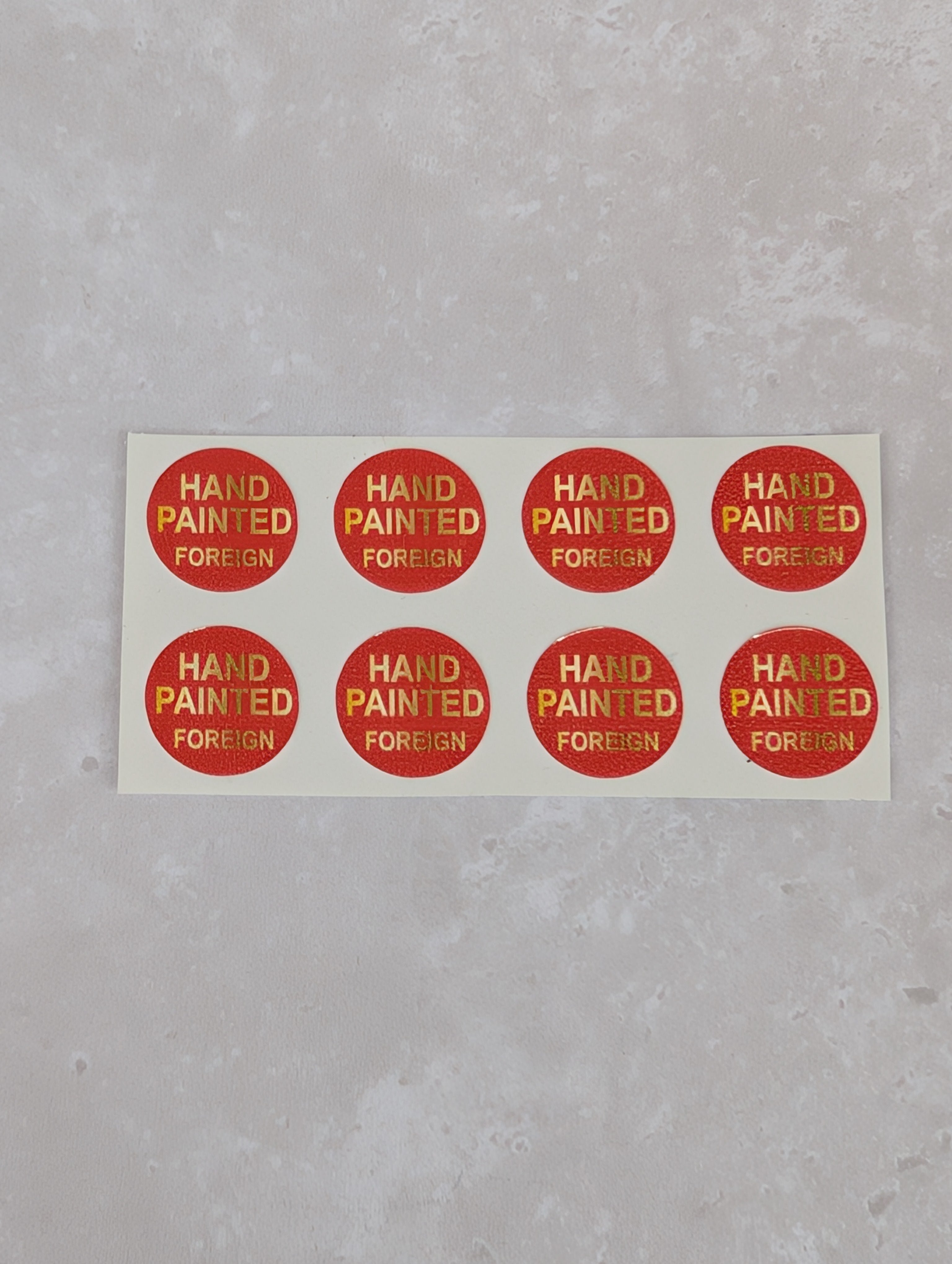 Set of 8 Replacement Stickers for Chalk Figures – GollyBadges.com