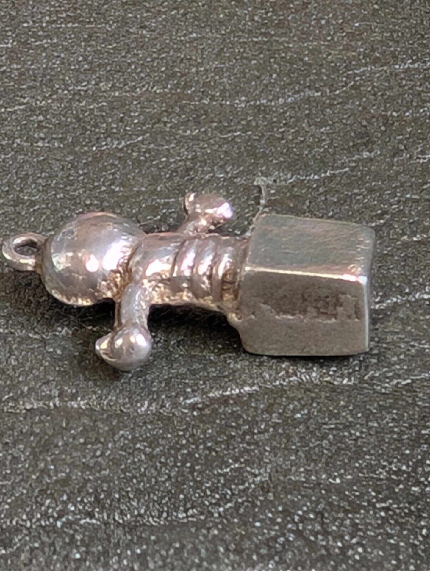 Silver Jack in The Box Golly Trinket/Pendant