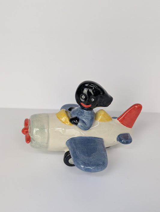 Small Aeroplane Golly Teapot by Carltonware