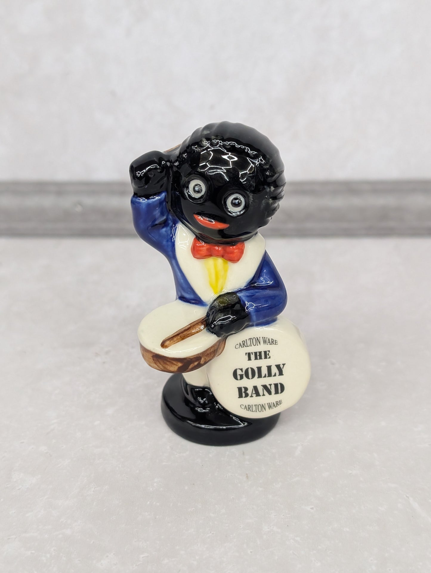 Small Black Base Drummer by Carltonware