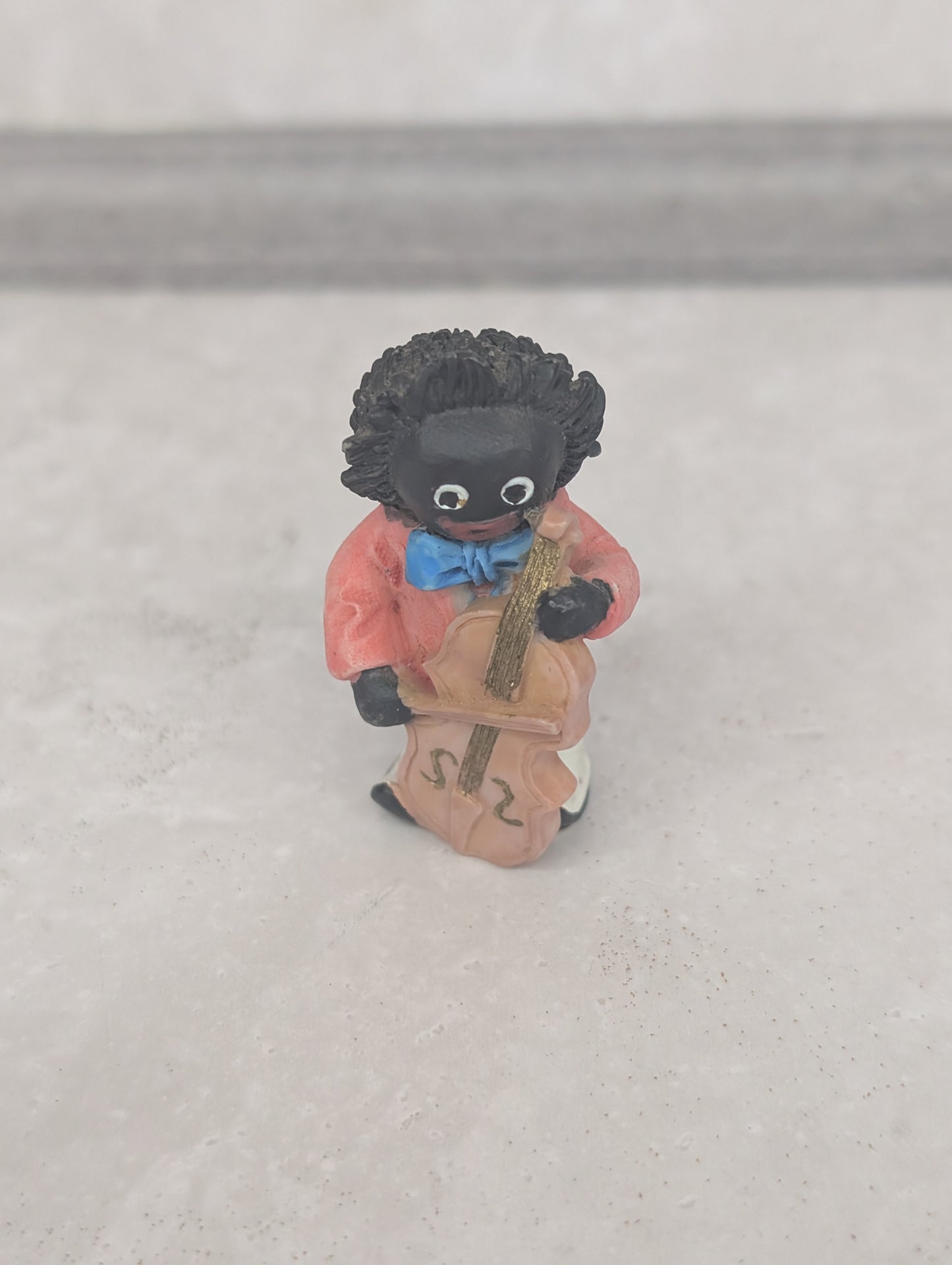 Small Double Bassist Figure