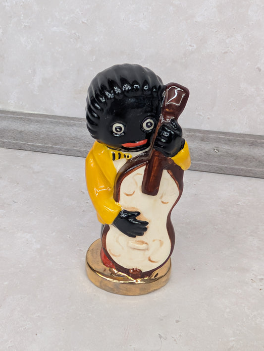 Small Double Bassist Gold Base by Carltonware