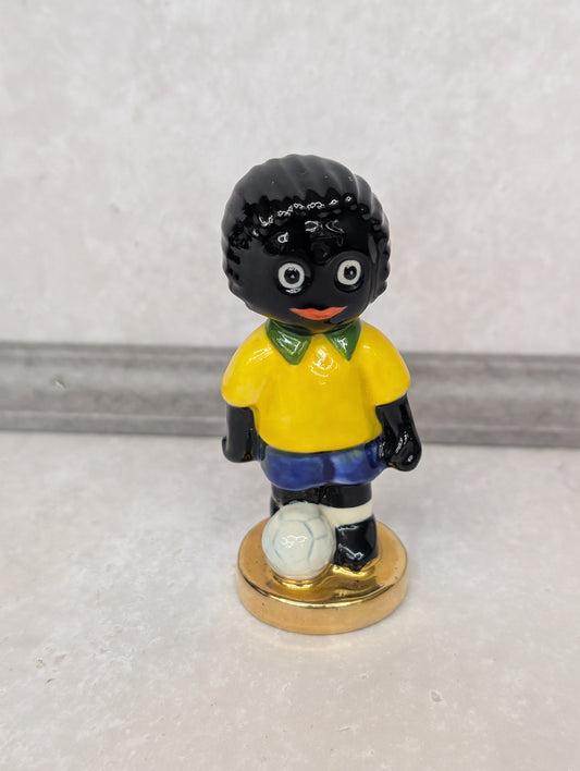 Small Gold Base Footballer by Carltonware
