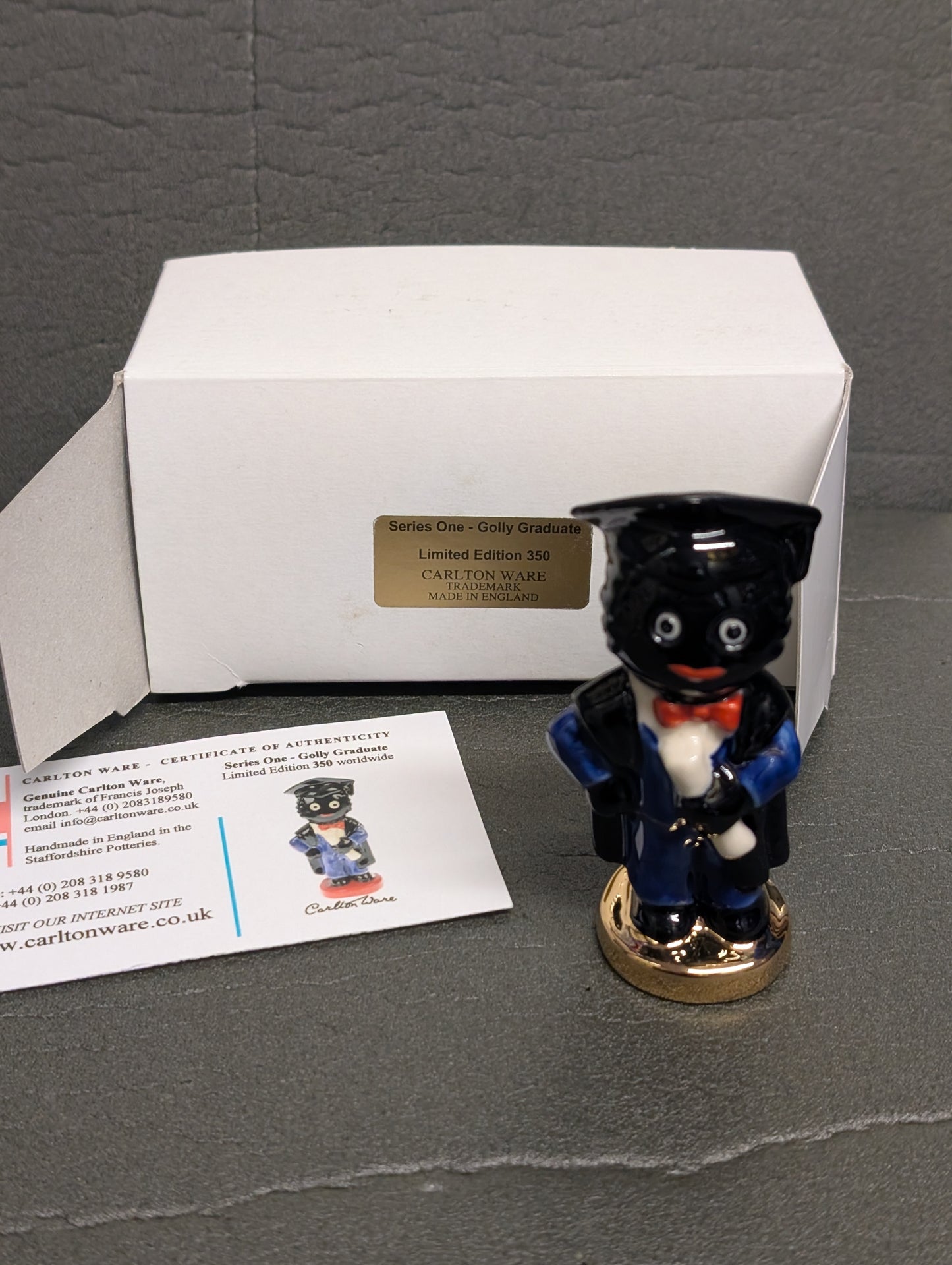 Small Gold Base Graduate by Carltonware