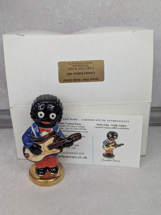 Small Gold Base Guitarist by Carltonware