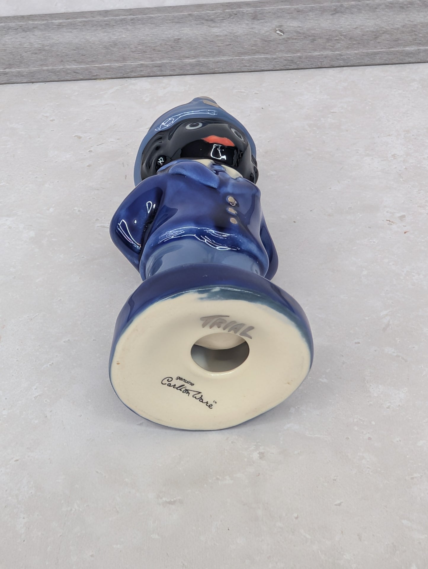 Small Blue Base Trial Policeman by Carltonware