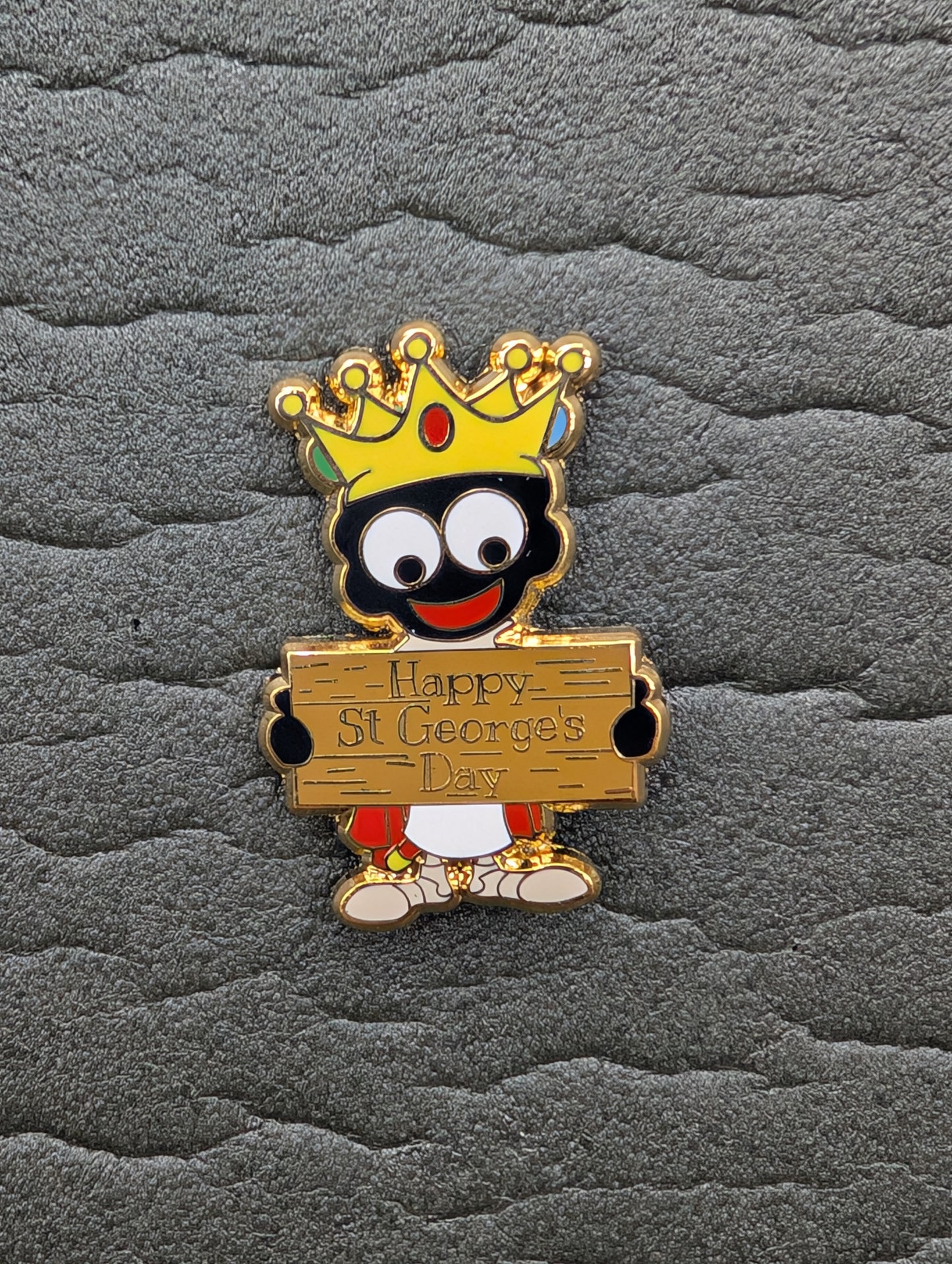 St Georges Day Special with Jewels in Crown Dark Brown Sign