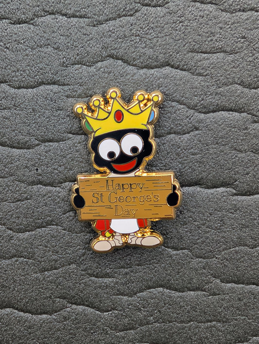 St Georges Day Special with Jewels in Crown Dark Brown Sign