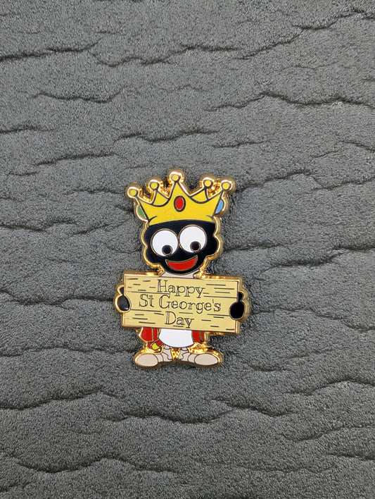 St Georges Day Special with Jewels in Crown Light Brown Sign