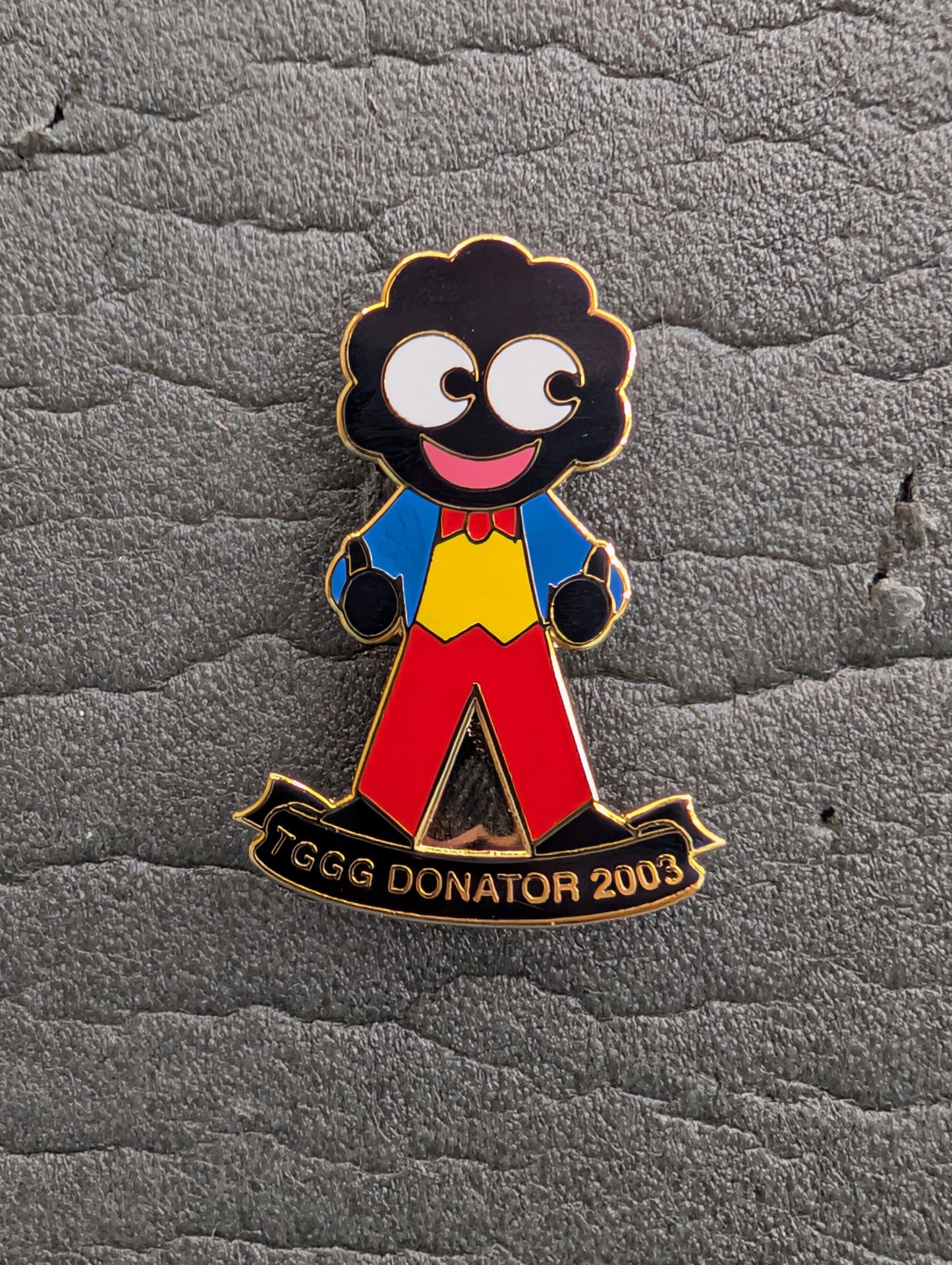 TGGG Donator Badge 2003 Black Scroll